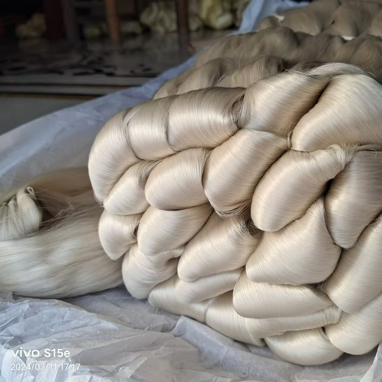 Silk, mulberry silk